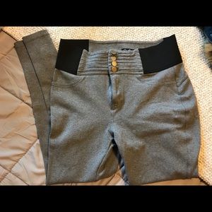 Ci Sono Grey professional skinny leggings for work